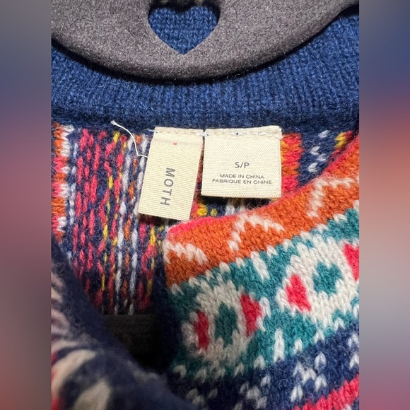 Anthropologie Moth Livia Intarsia Cardigan - Picture 5 of 11